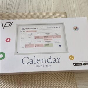 YDI Calendar Photo Frame - White